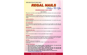Regal nails price list