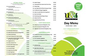 U&I day menu