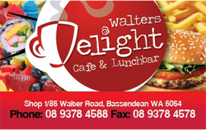 Walters delight business cards